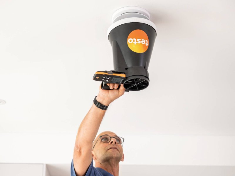 Testo 417 - Vrtuľkový anemometer 100 mm vrtuľka